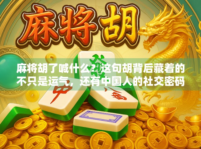 麻将胡了喊什么？这句胡背后藏着的不只是运气，还有中国人的社交密码！