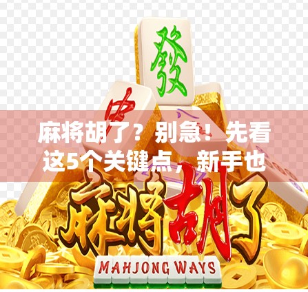 麻将胡了？别急！先看这5个关键点，新手也能秒变高手！