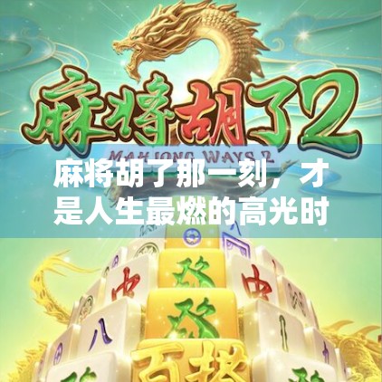 麻将胡了那一刻，才是人生最燃的高光时刻！