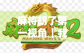 麻将胡了第一视角｜我手握四张万子，听牌那一刻心跳快到炸裂！