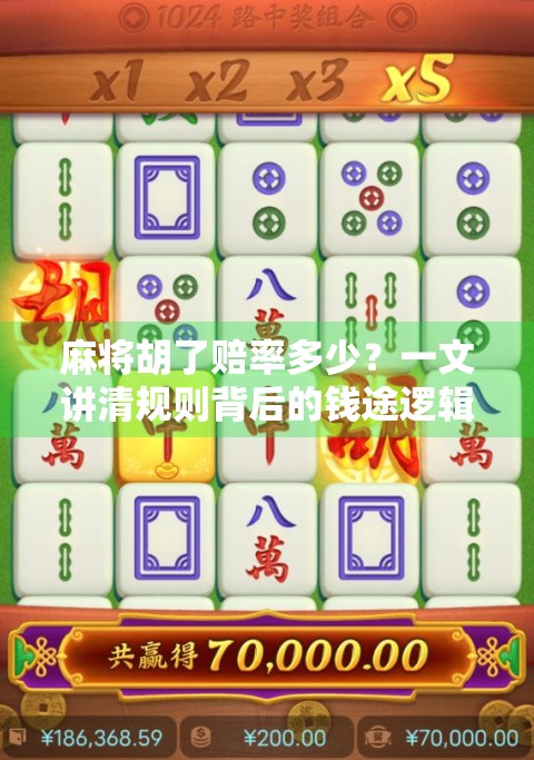 麻将胡了赔率多少？一文讲清规则背后的钱途逻辑！