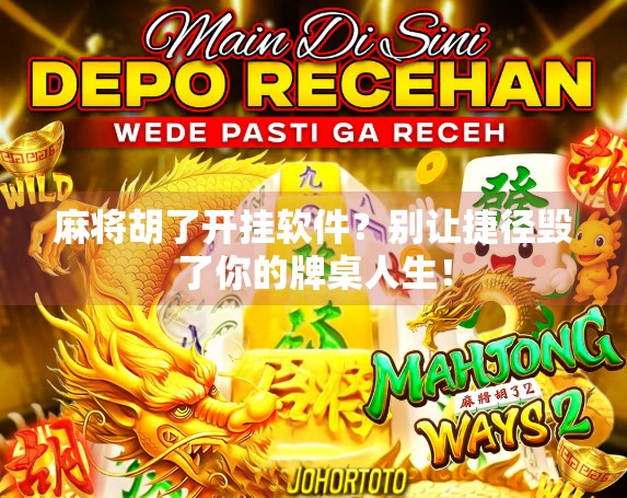 麻将胡了开挂软件？别让捷径毁了你的牌桌人生！